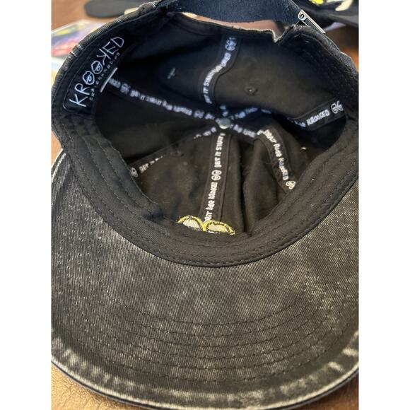 KROOKED EYES Faded Black denim Patterned - Picture 2 of 5